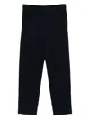 Homme Plisse Midnight Blue Polyester Pant In Black
