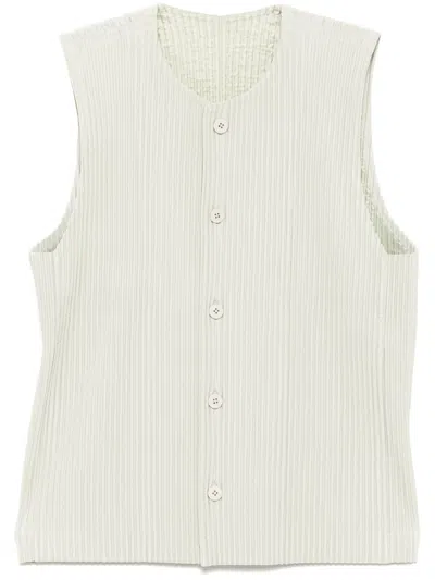 Homme Plisse Tailored Pleats Vest