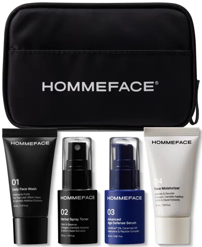 Hommeface 5-pc. First Class Skincare Essentials Travel Kit In Transparent
