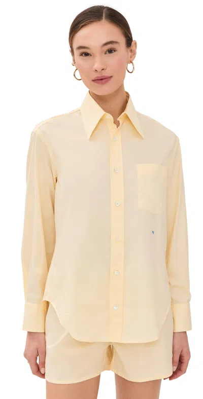 Hommegirls 70s Pocket Shirt Yellow