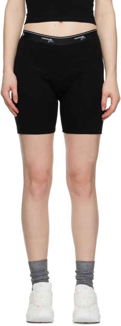 Hommegirls Black Biker Shorts