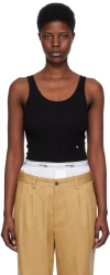 Hommegirls Black Embroidered Bodysuit