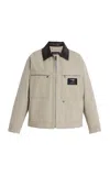 Hommegirls Canvas Work Jacket In Green
