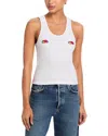 Hommegirls X Fruit Of The Loom Fruity Double-logo Classic Tank Top In White