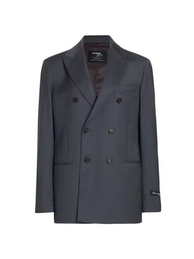 Hommegirls Gray Classic Blazer In Grey