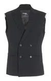 Hommegirls Oversized Stretch-wool Double-breasted Blazer