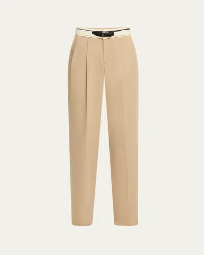 Hommegirls Pleated Pants With Belt