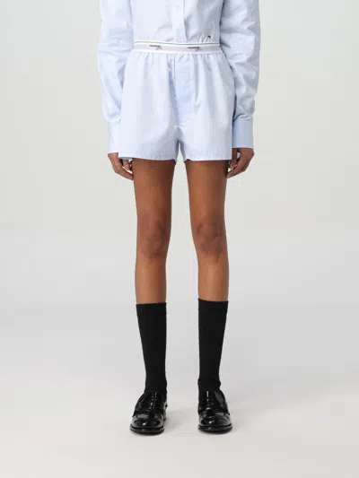 Hommegirls Women's Chambray Blue Boxer Shorts