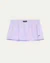 Hommegirls Striped Mini Boxer Skirt / Bandeau Top
