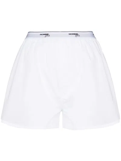 HOMMEGIRLS WHITE BOXER SHORT