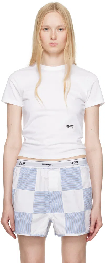 Hommegirls White Otw By Vans Edition Fitted T-shirt