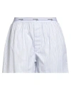 Hommegirls Woman Shorts & Bermuda Shorts White Size L Cotton In Burgundy