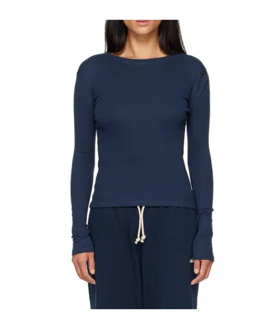 Hommegirls X Fruit Of The Loom Collaboration Slim-fit Long-sleeve T-shirt In Black