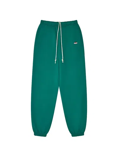 Hommegirls X Fruit Of The Loom Logo-patch Drawstring Track Pants In Green