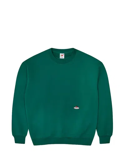 Hommegirls X Fruit Of The Loom Logo-patch Sweatshirt In Green
