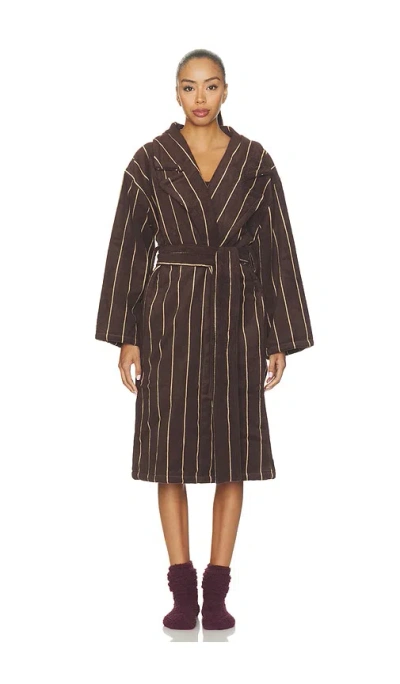 Hommey Robe In Brown