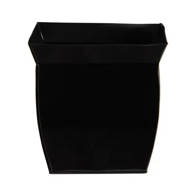 Homplanti 11.75" Fluted Metal Square Planter