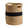 Homplanti 13.5" Handmade Natural Cotton Basket