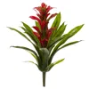 Homplanti 15" Bromeliad Artificial Flower (set Of 4)