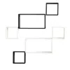 Homplanti 15" Modern Wall Art Decor Floating Shelves (set Of 6)