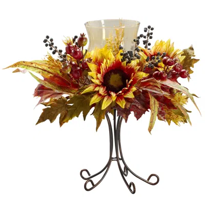 Homplanti 16" Sunflower Candelabrum