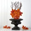 Homplanti 18" Autumn Maple Leaf Artificial Flower (set Of 2)