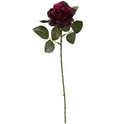 Homplanti 18" Rose Artificial Flower (set Of 24)