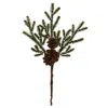 Homplanti 19" Pine & Pinecone Artificial Flower (set Of 12)