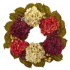 Homplanti 20" Hydrangea Berry Artificial Wreath
