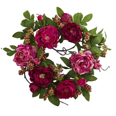 Homplanti 20'' Peony Wreath