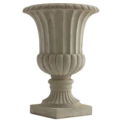 Homplanti 20.25" Large Sand Colored Urn (indoor/outdoor)