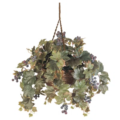 Homplanti 22" Grape Leaf Hanging Basket