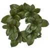 Homplanti 22" Magnolia Leaf Artificial Wreath
