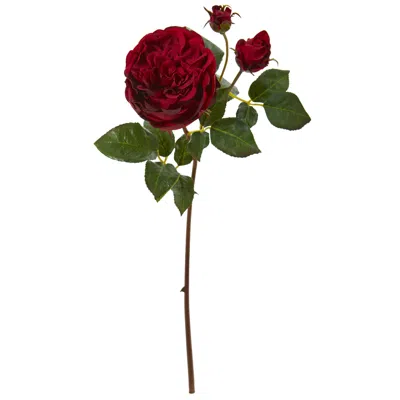 Homplanti 22" Rose Artificial Flower (set Of 6)