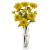 Homplanti 22" Zinnia Artificial Arrangement