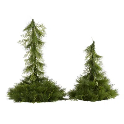 Homplanti 24" And 36" Table Top/hanging Christmas Decor (set Of 2)