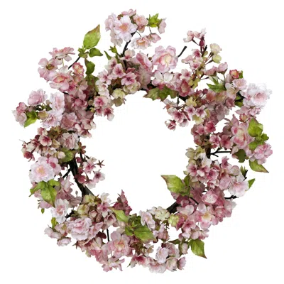 Homplanti 24" Cherry Blossom Wreath