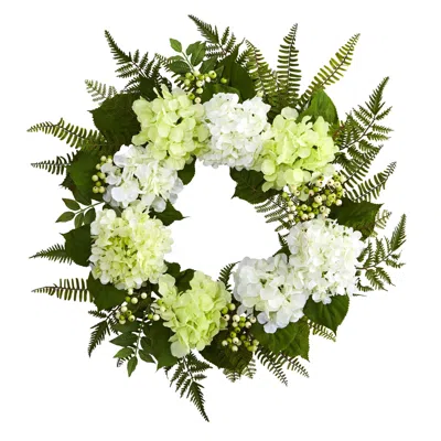Homplanti 24" Hydrangea Berry Wreath