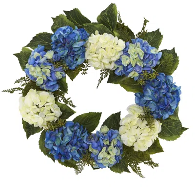Homplanti 24" Hydrangea Wreath In Multi