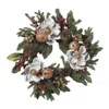 Homplanti 24" Magnolia Pinecone & Berry Wreath