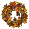 Homplanti 24" Maple Pine Cone Wreath