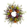 Homplanti 24" Spring Garden Wreath W/twig Base