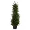 Homplanti 2.5' Cypress Artificial Tree Uv Resistant (indoor/outdoor)
