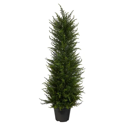 Homplanti 2.5' Cypress Artificial Tree Uv Resistant (indoor/outdoor)