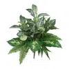 Homplanti 25" Mix Greens Artificial Plant (set Of 2)