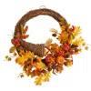 Homplanti 26" Autumn Artificial Cornucopia Fall Wreath