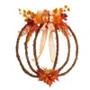Homplanti 26" Autumn Pumpkin Artificial Vine Fall Wreath