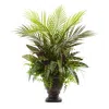 Homplanti 27" Mixed Areca Palm Fern & Peacock W/planter