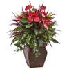 Homplanti 28" Anthurium Mixed Plant With Planter