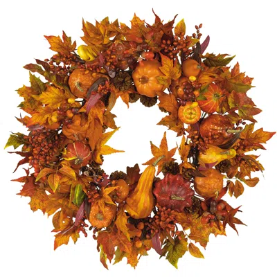 Homplanti 28" Pumpkin Wreath